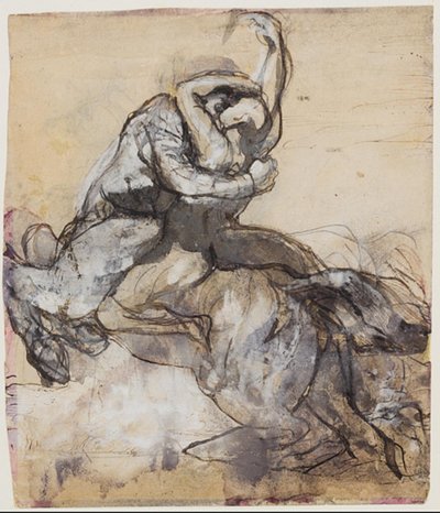 Centauro sequestrando um jovem de Auguste Rodin