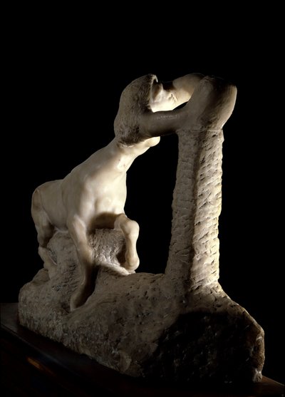 La centauresse Escultura em mármore de Auguste Rodin (1840-1917) Paris do século XX, Musee Rodin. de Auguste Rodin