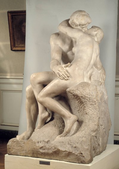 Le baiser Sculpture en marble de Auguste Rodin (1840-1917) de Auguste Rodin