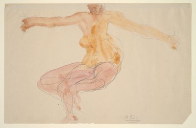 Dança nua de Auguste Rodin