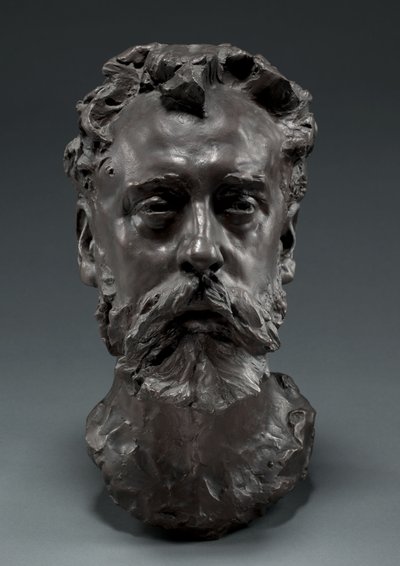 Retrato de William E. Henley, 1882 de Auguste Rodin