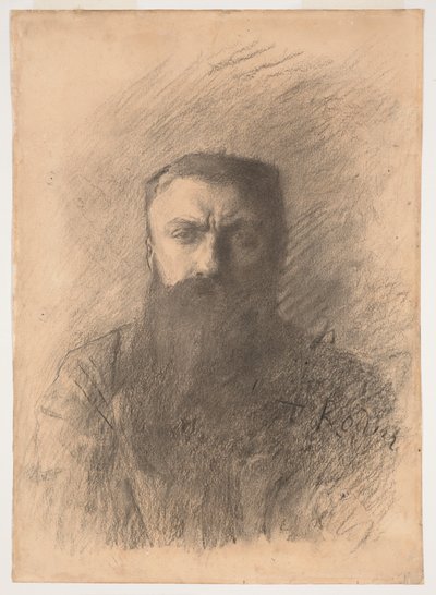 Autorretrato, 1898. de Auguste Rodin