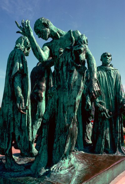 Estátua dos burgueses de Calais, século XIX. de Auguste Rodin