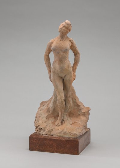 Estatueta de uma mulher, início da década de 1880. de Auguste Rodin