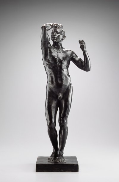 A Idade do Bronze, depois de 1877 (bronze) de Auguste Rodin