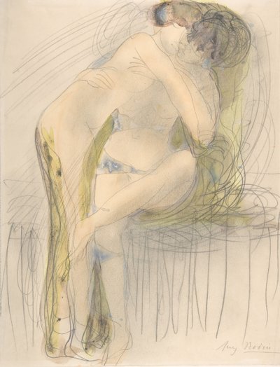 O Abraço, 1900-1910. de Auguste Rodin