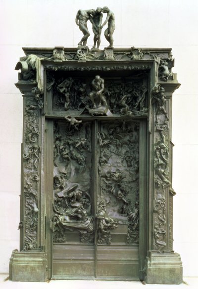 As Portas do Inferno, 1880-90 (bronze) de Auguste Rodin
