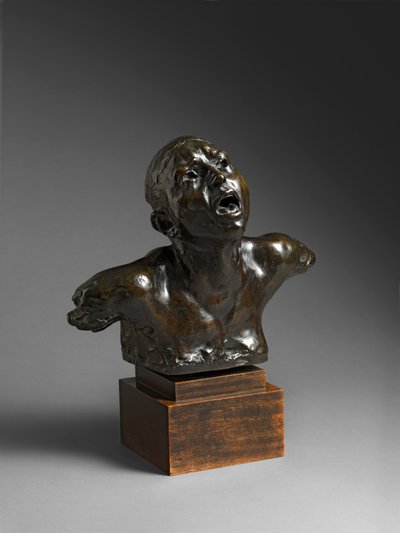 O Grito, Le Cri, antes de 1886 de Auguste Rodin