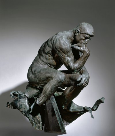 O Pensador, 1880-1881. de Auguste Rodin