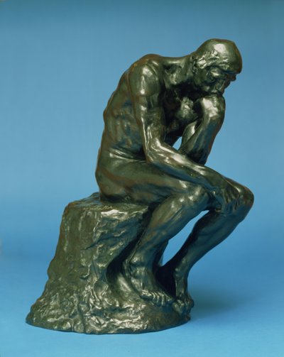 O Pensador, 1880 (bronze) (veja também 158431) de Auguste Rodin