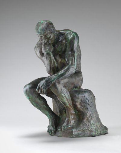 The Thinker Le Penseur, modelo 1880, elenco 1901. de Auguste Rodin