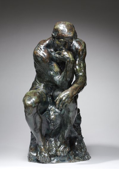 O Pensador, c.1880 de Auguste Rodin