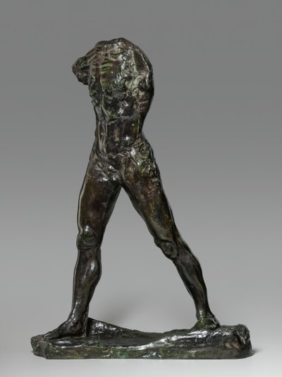 The Walking Man, Modelado 18771900, lançado antes de 1917. de Auguste Rodin