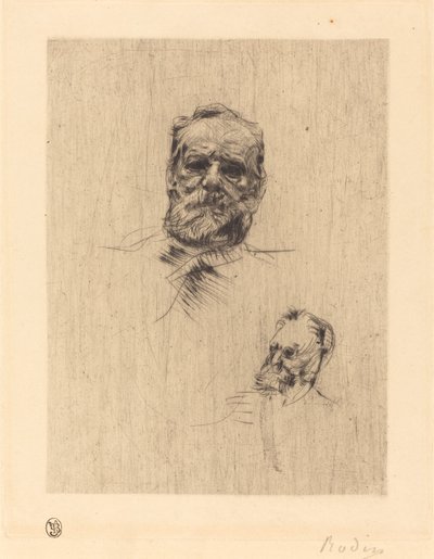 Victor Hugo, De Face de Auguste Rodin