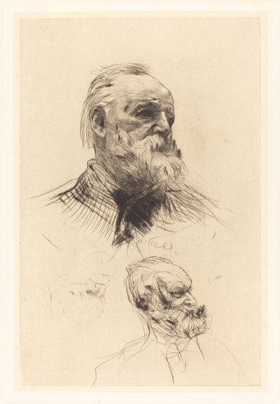 Victor Hugo, De Trois Quarts de Auguste Rodin