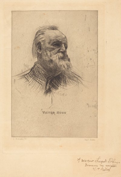 Victor Hugo, «De Trois Quarts» de Auguste Rodin