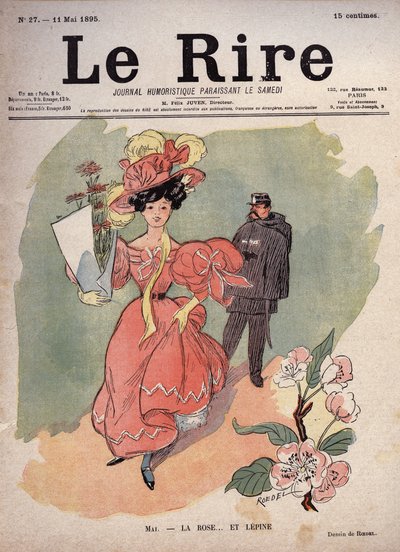 Mês de Maio - a rosa e... Lepine (Louis Jean-Baptiste Lepine de Auguste Roedel