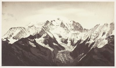 Savoie 46, Mont-Blanc, visto de Mont-Joli de Auguste Rosalie Bisson