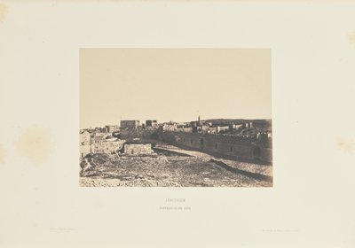 Jerusalém. Fortaleza de Sião de Auguste Salzmann