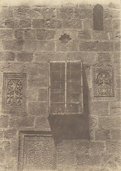 Jerusalém. Convento arménio. Ornamentos de Auguste Salzmann