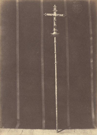 Jerusalém. Cruz de prata cinzelada doada por Luís XIII à Igreja do Santo Sepulcro de Auguste Salzmann