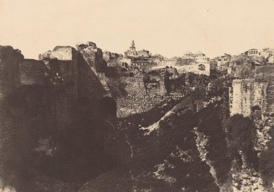 Jerusalém. Cerco do templo. Grupo probático 1 de Auguste Salzmann