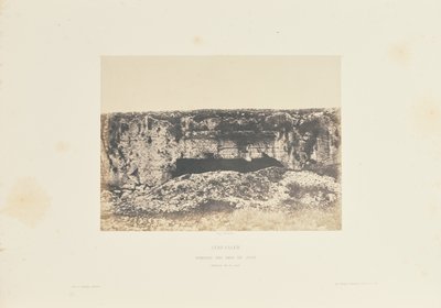 Jerusalém. Túmulo dos reis de Judá. Interior do pátio de Auguste Salzmann