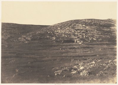 Jerusalém. Túmulo judeu três milhas a norte-noroeste de Jerusalém de Auguste Salzmann