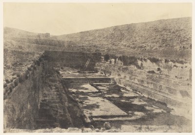 Jerusalém. As bacias de Salomão. Detalhes de Auguste Salzmann