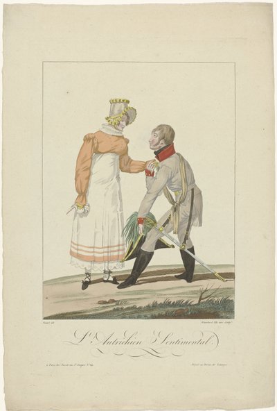 Os Aliados em Paris em 1815: O Sentimental Austríaco de Auguste Thomas Marie Blanchard