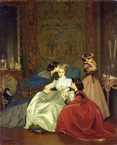 A Noiva Relutante de Auguste Toulmouche