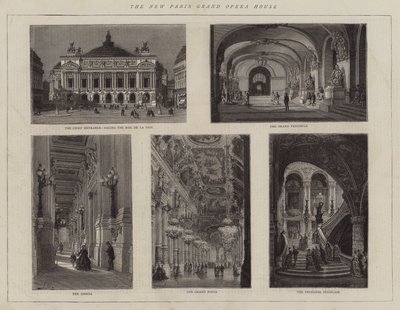 A nova casa de ópera de Paris de Auguste Victor Deroy