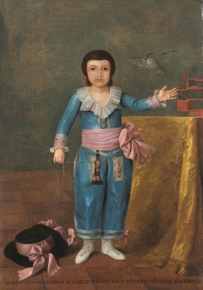 Retrato de Juan Maria Osorio, c.1786 (óleo sobre tela) de Augustin Esteve y Marques