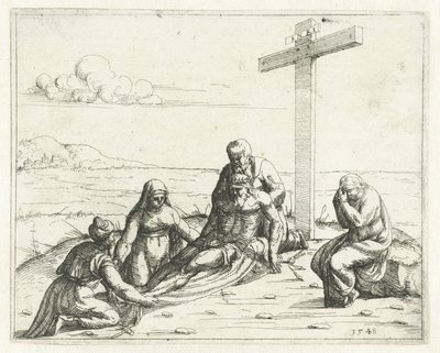 Lamentação de Cristo Concordância do Antigo e do Novo Testamento (título da série) Concordants alt und news Testaments (título da série) de Augustin Hirschvogel