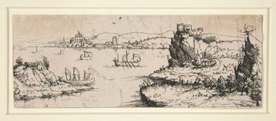 Paisagem com Rio de Augustin Hirschvogel