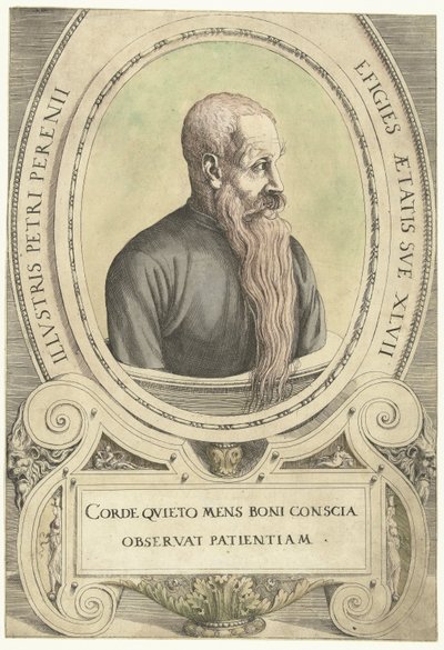 Há um retrato de Peter Perényi de Augustin Hirschvogel