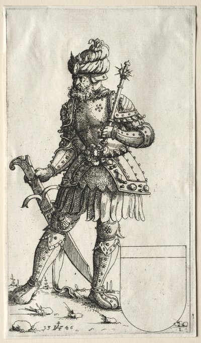Sigismundo II, rei da Polônia, 1546. de Augustin Hirschvogel