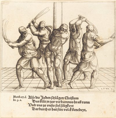 A Flagelação de Augustin Hirschvogel