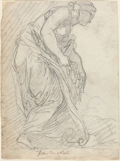 Uma das filhas de Niobe de Augustin Pajou