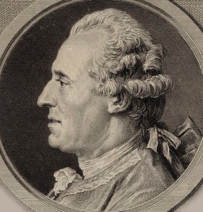 Retrato do violinista e compositor Jean Joseph Cassanéa de Mondonville 1711-1772, 1768. de Augustin Saint Aubin de