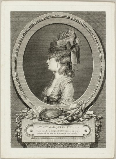 Adrienne-Sophie, marquesa de Lisboa de Augustin de Saint Aubin