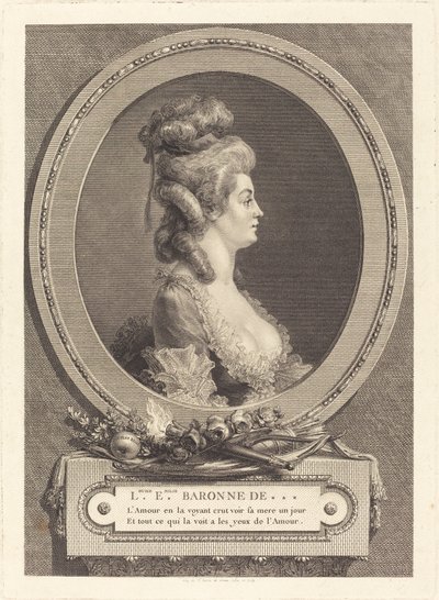 Louise Emilie Baronesa de *** de Augustin de Saint Aubin
