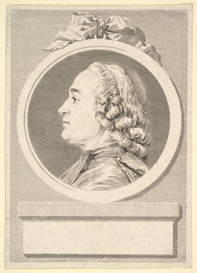 Retrato de Charles Gauzargues, 1767. de Augustin de Saint Aubin