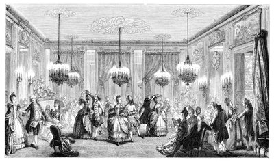 A bola, 1885. de Augustin de Saint Aubin