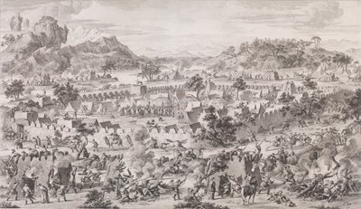 A Batalha de Tonguzluq, 1773. de Augustin de Saint Aubin
