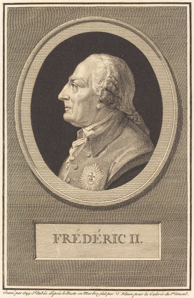 Frederico II de Augustin de Saint Aubin after Barthelemy Blaise