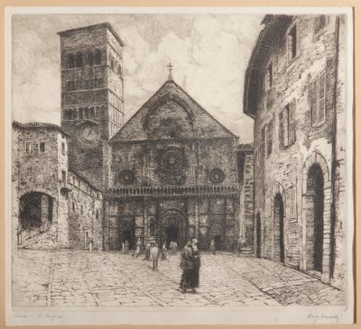 Assis, S. Rufinus (gravura em papel) de Augusto Baracchi