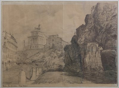Paisagem de Roma de Augusto Baracchi