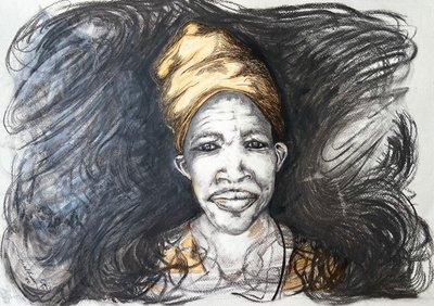 Retrato Africano Alegre de Augustus Caelthorne