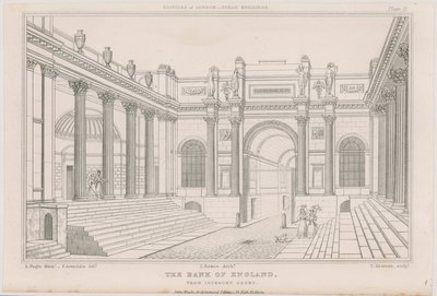 Banco da Inglaterra, Tribunal de Lothbury de Augustus Charles Pugin